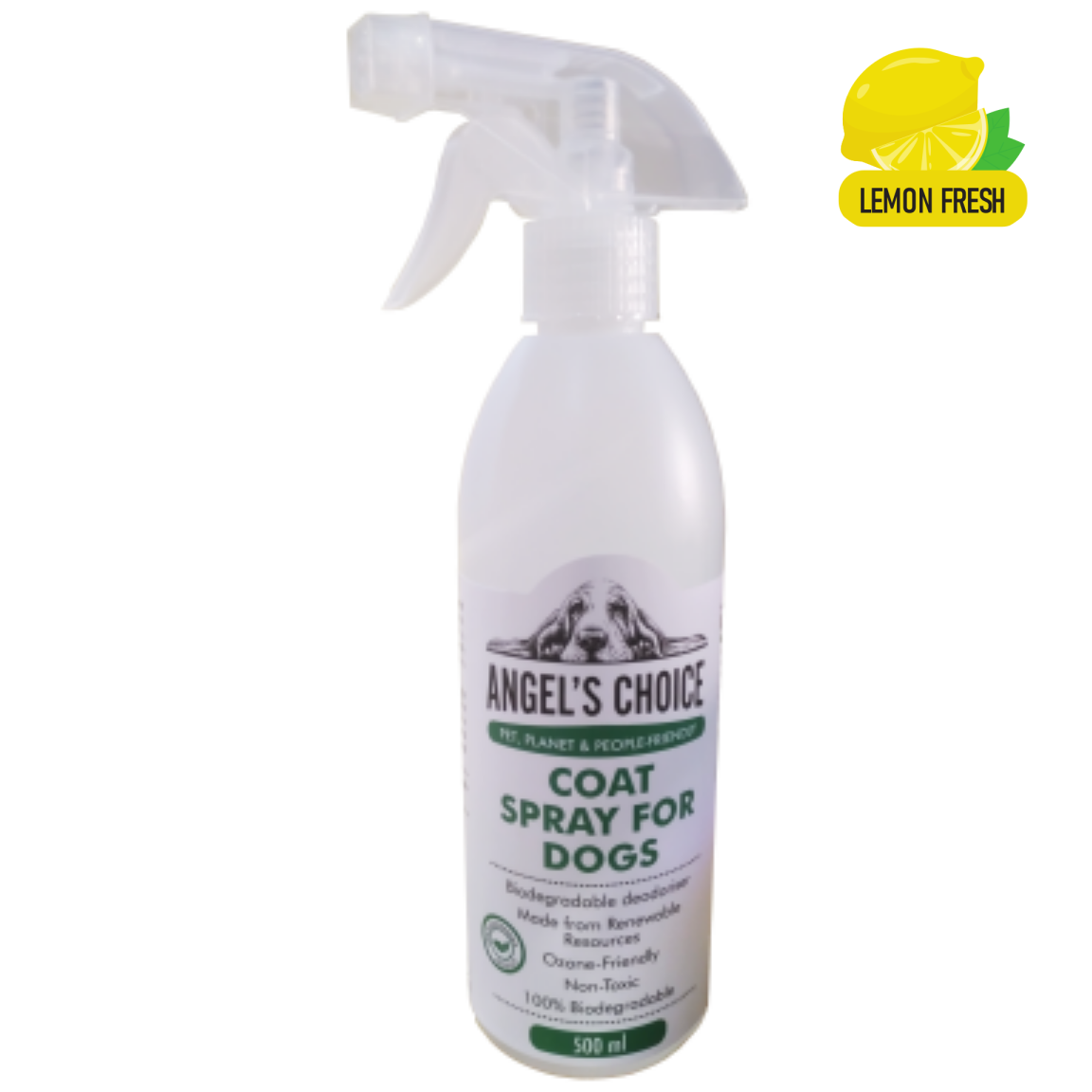 Angel's Choice Coat Spray - 500ml - Lemon Fresh